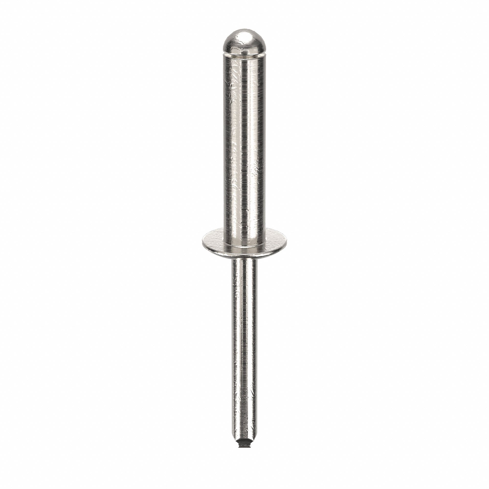 Blind Rivet, 2 5/11 in L, 1/4 in dia, PK100: Inch, 2 29/64 in Overall Lg, 1 1/8 in Body Lg, 100 PK