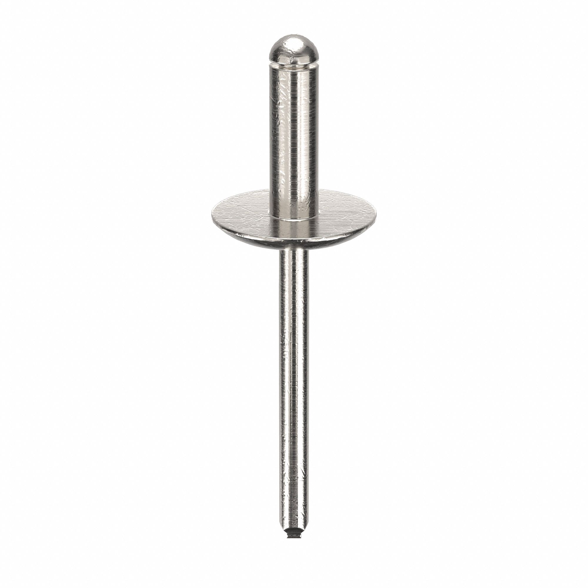 Blind Rivet, 1 11/12" L, 0.188" dia, PK250: Inch, 1 59/64 in Overall Lg, 37/64 in Body Lg, 250 PK