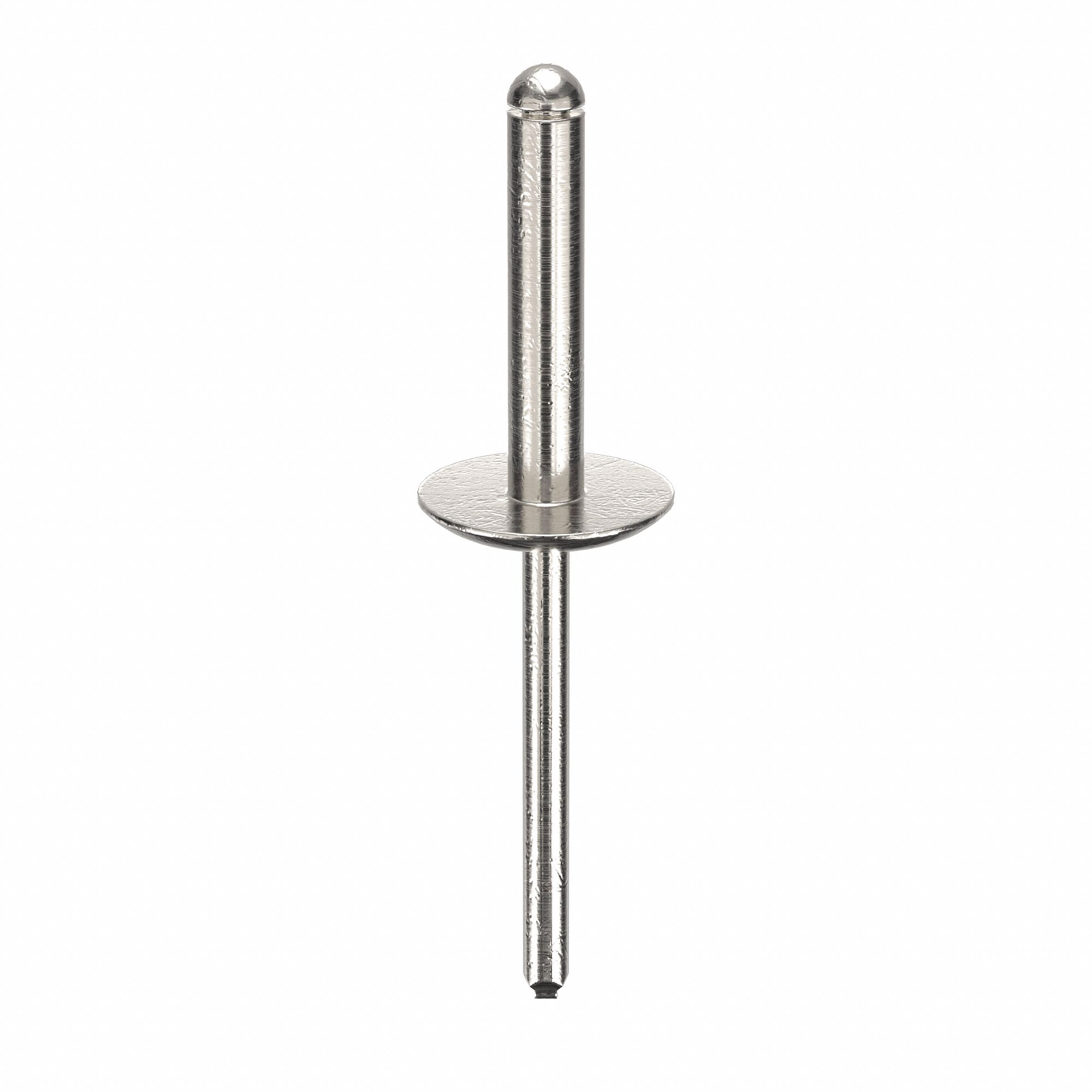 Blind Rivet, 2 7/24" L, 0.188" dia, PK250: Inch, 2 19/64 in Overall Lg, 61/64 in Body Lg, Plain, 250 PK