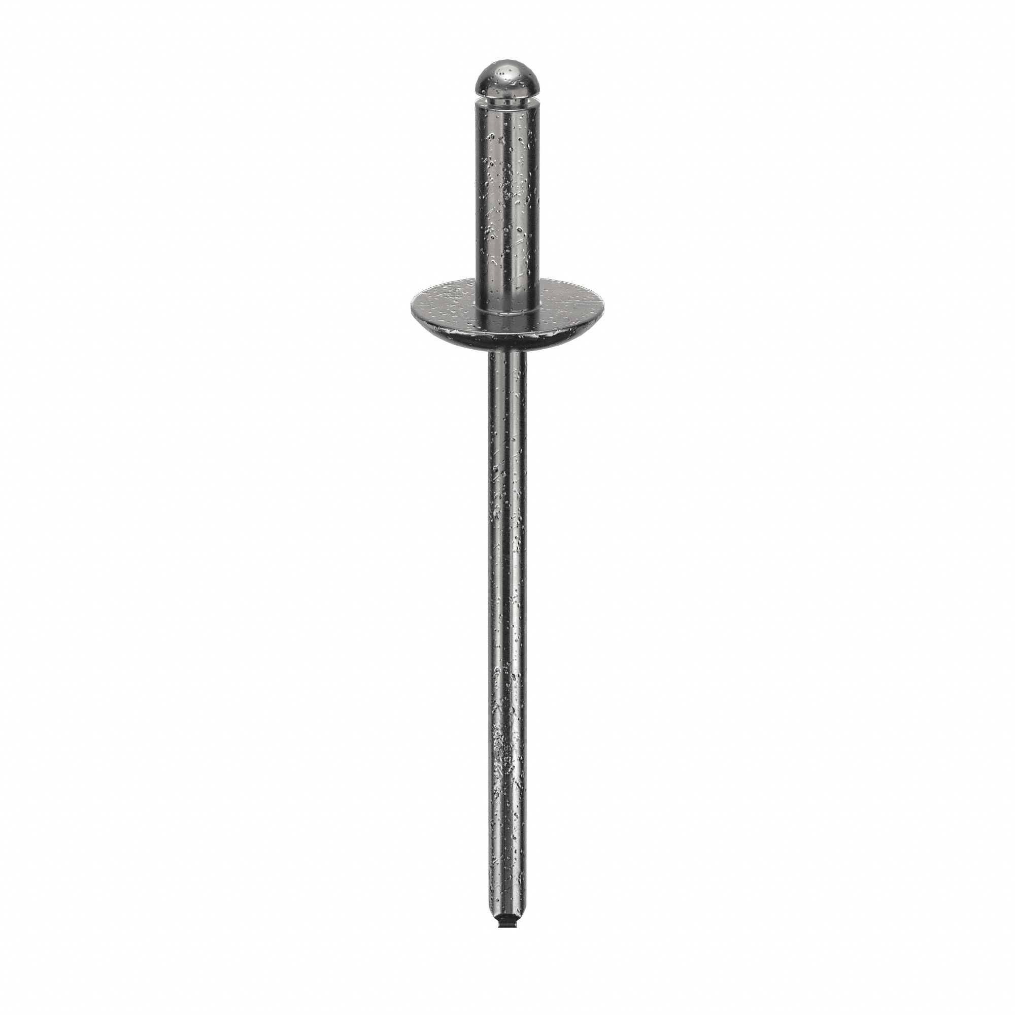 Blind Rivet, 1 5/7 in L, 1/8 in dia, PK500: Inch, 1 23/32 in Overall Lg, 13/32 in Body Lg, 500 PK