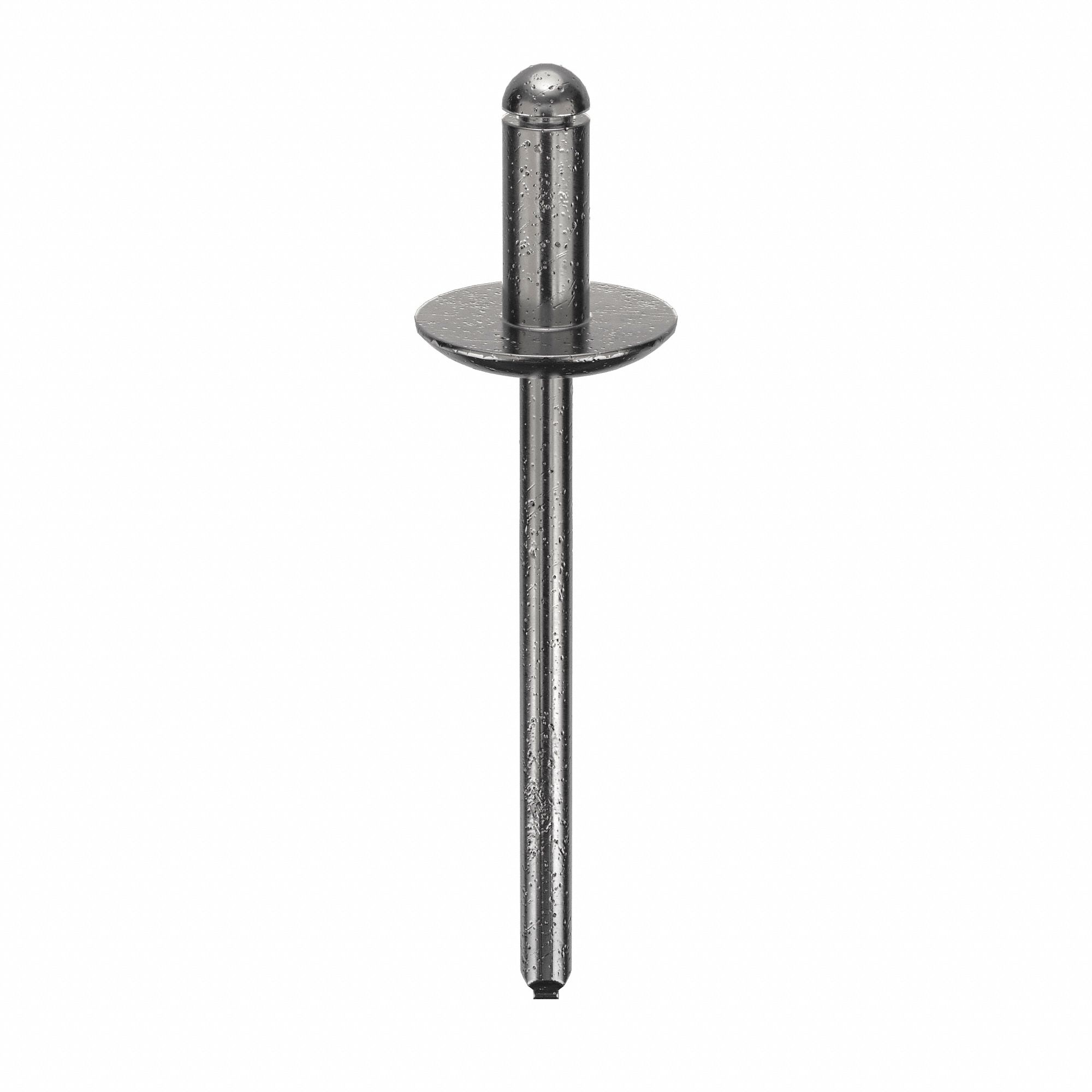 Blind Rivet, 1 11/16" L, 0.156" dia, PK500: Inch, 1 11/16 in Overall Lg, 23/64 in Body Lg, 500 PK