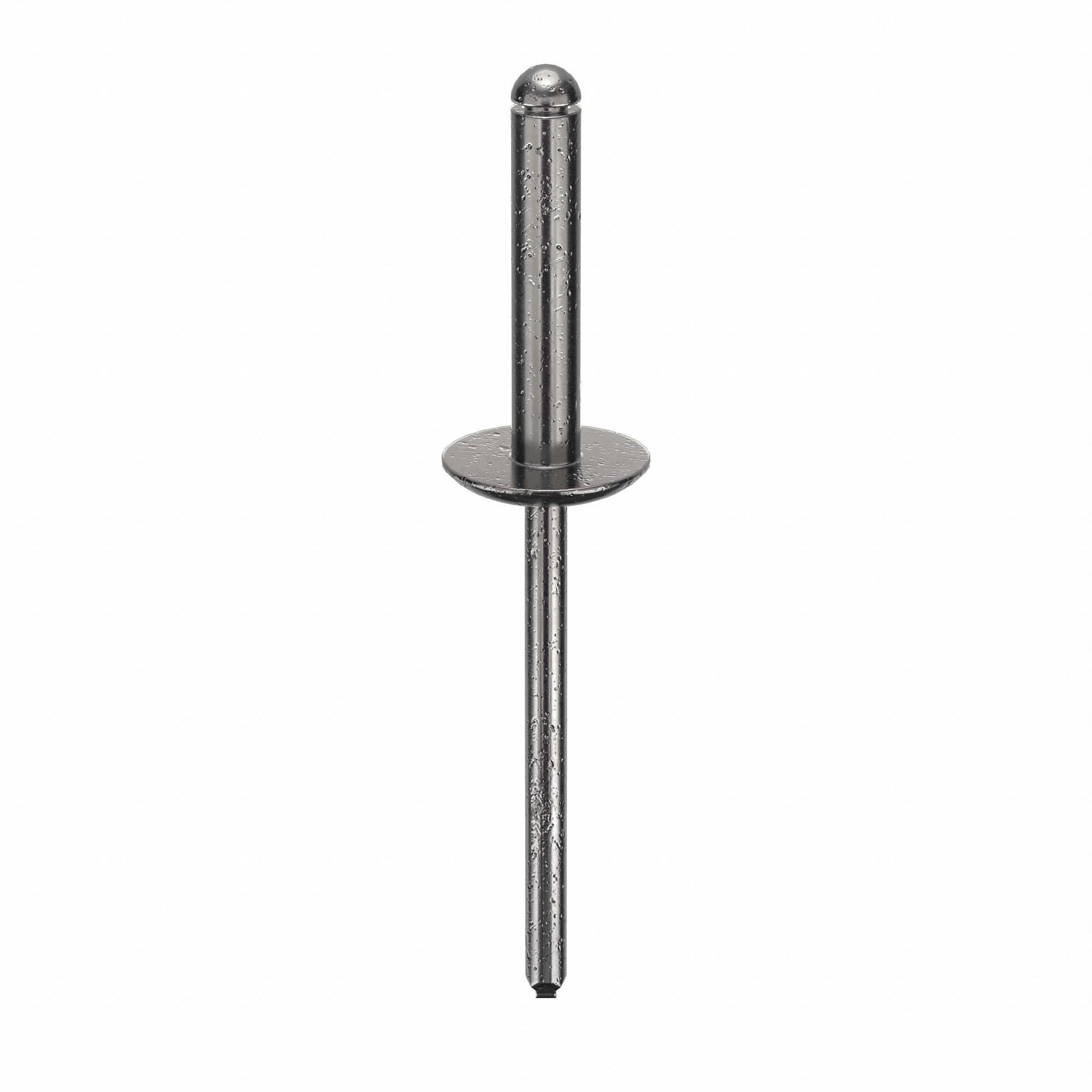 Blind Rivet, 2 1/8" L, 0.156" dia, PK500: Inch, 2 1/8 in Overall Lg, 51/64 in Body Lg, Open End, 500 PK