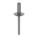 BLIND RIVET, 1 11/12 IN L, 0.188 IN DIA, INCH, 1 59/64 IN OVERALL L, 37/64 IN BODY L, 250 PK