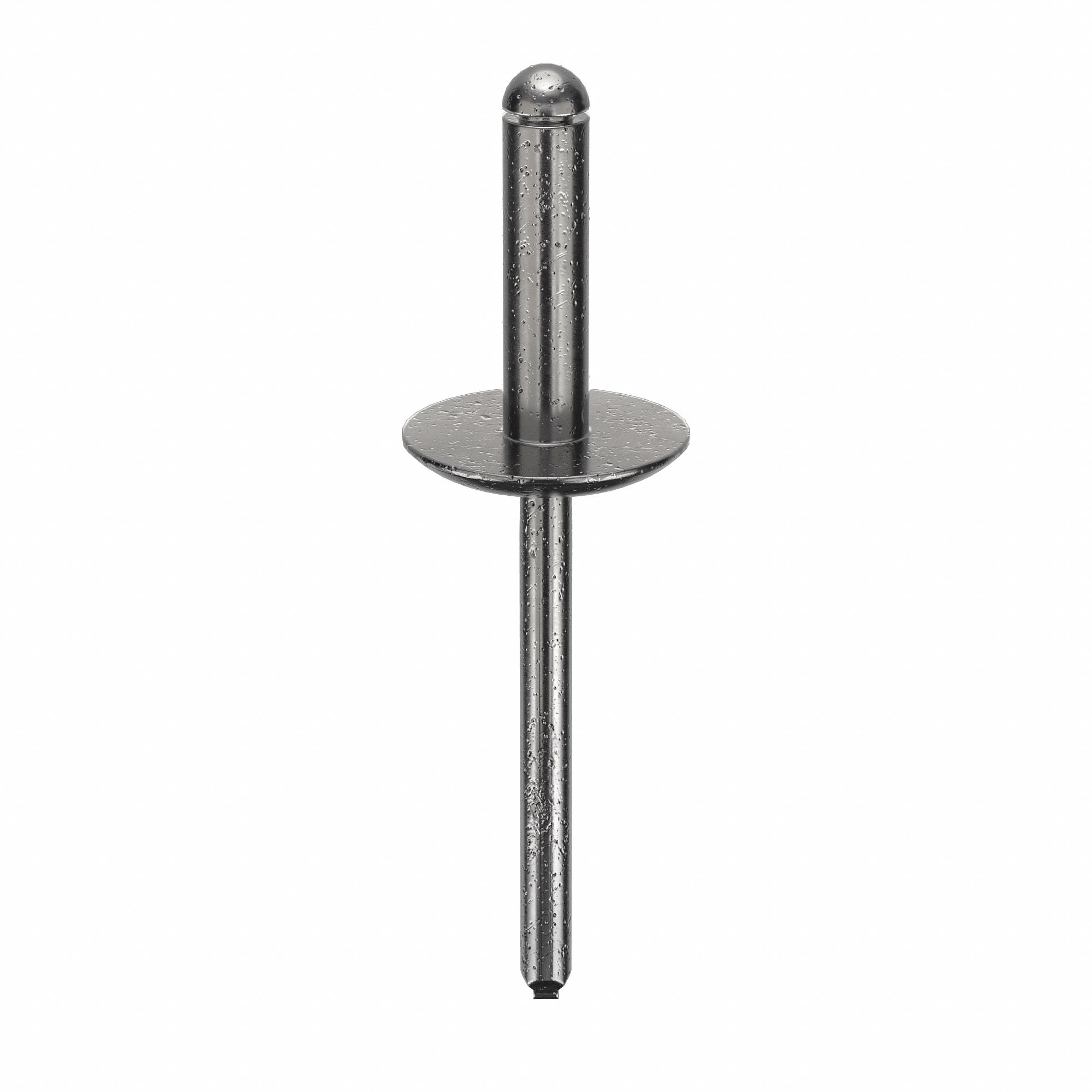 Blind Rivet, 2 1/24" L, 0.188" dia, PK250: Inch, 2 3/64 in Overall Lg, 45/64 in Body Lg, Steel, 250 PK