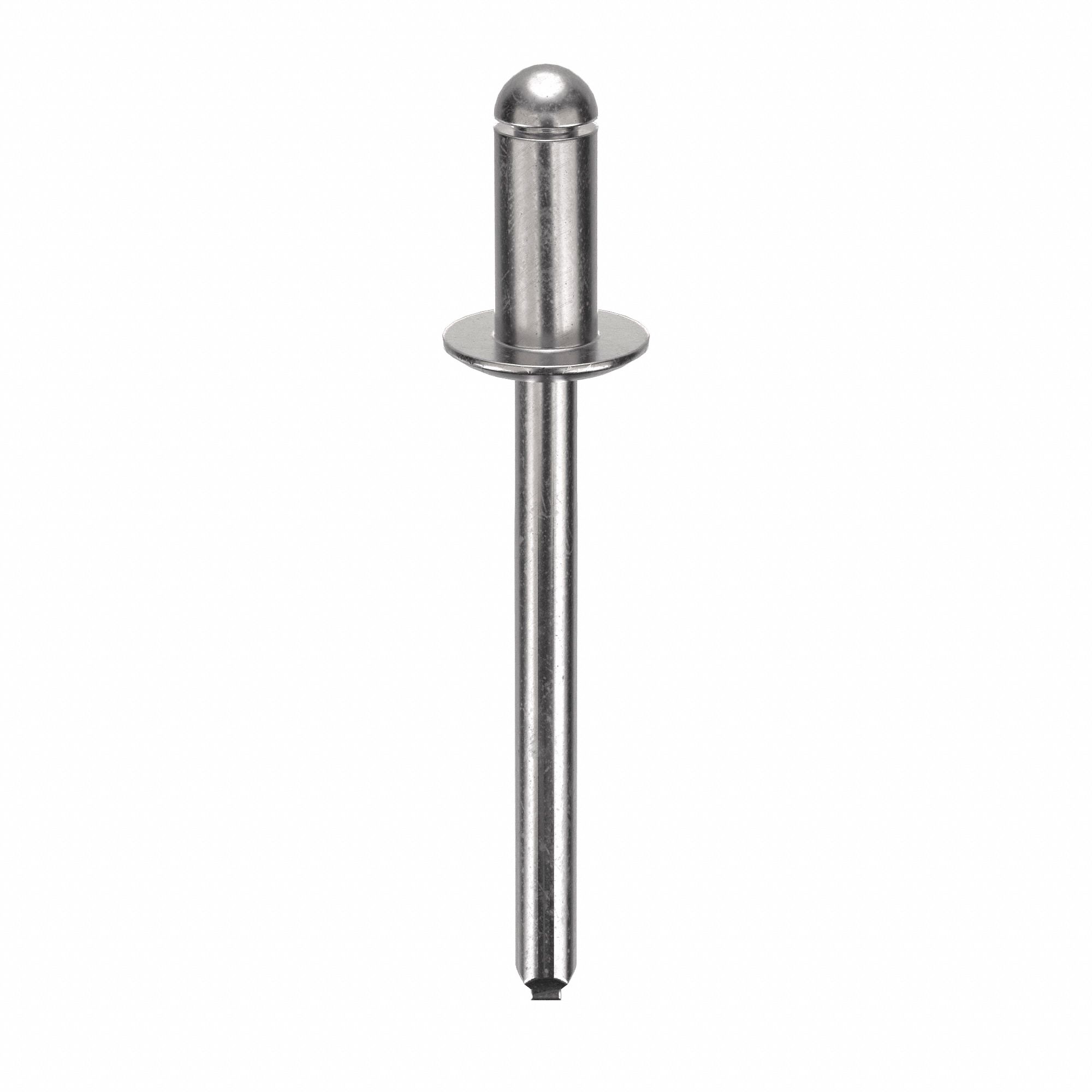 RIVET AVEUGLE,1-23/33PO LO,DIA 0,188PO,POUCES,1-45/64PO LO,CORPS 25/64PO LO,DÔME,250PQ