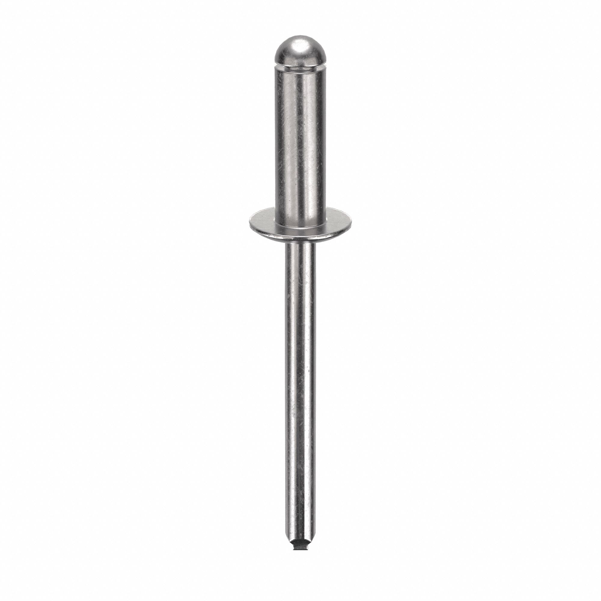 RIVET AVEUGLE,1-77/87PO LO,DIA 0,188PO,POUCES,1-57/64PO LO,CORPS 37/64PO LO,DÔME,250PQ