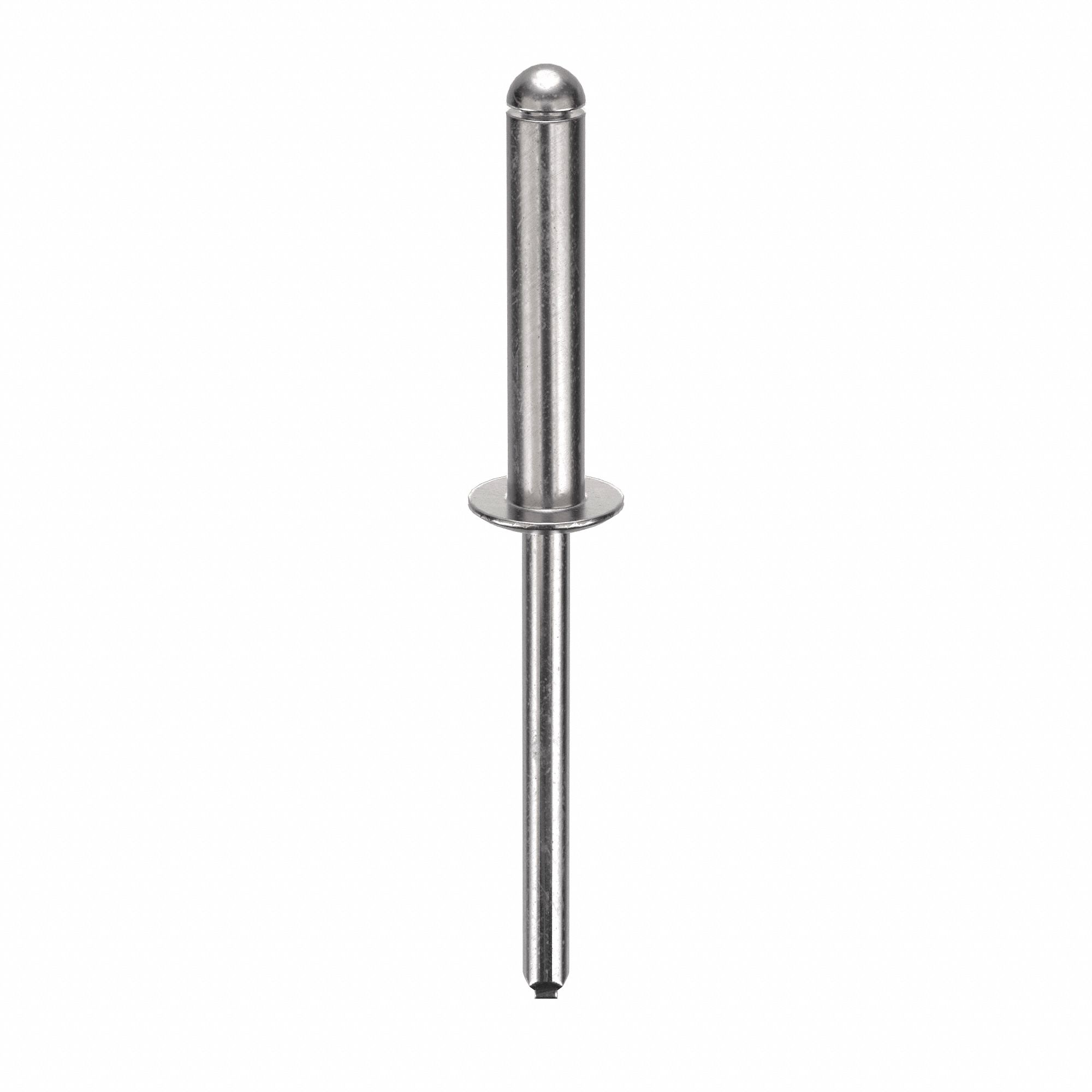BLIND RIVET, 2 13/50 IN L, 0.188 IN DIA, INCH, 2 17/64 IN OVERALL L, 61/64 IN BODY L, DOME, 250 PK