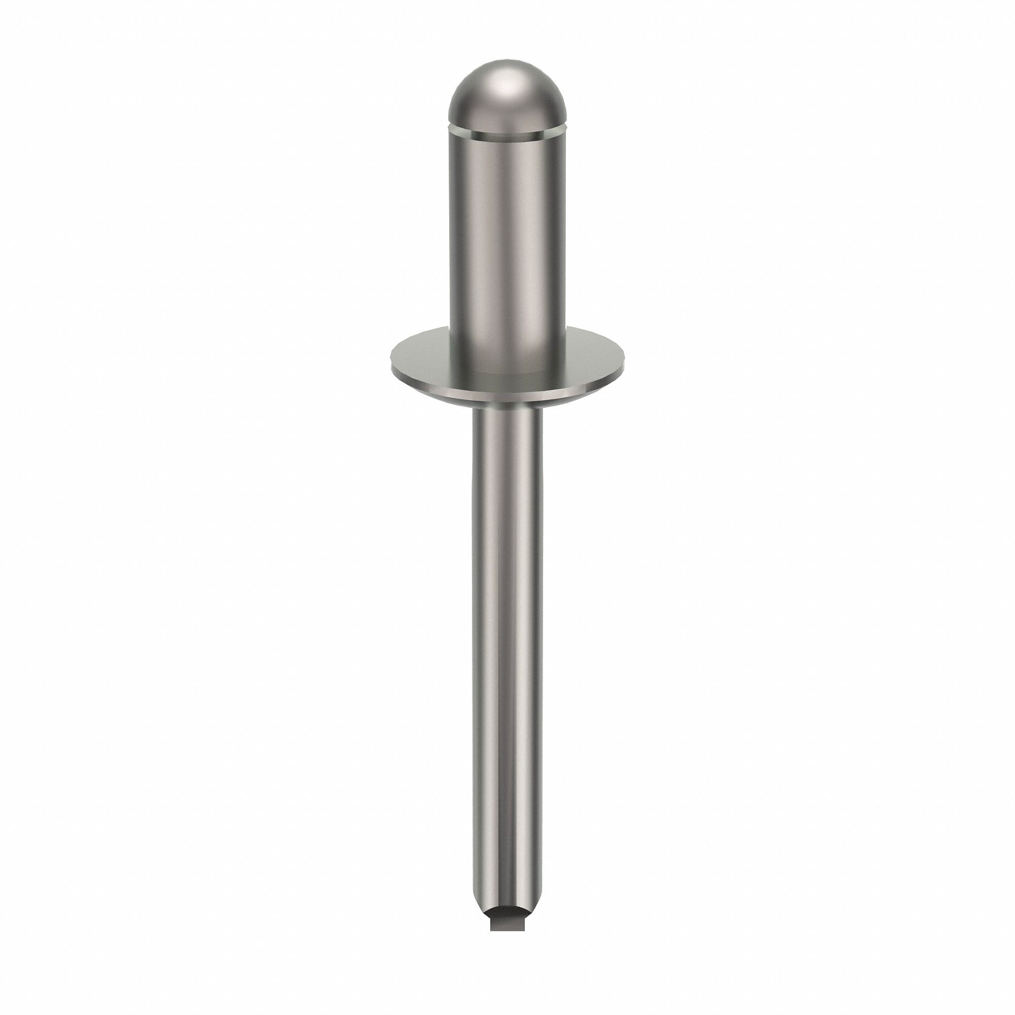 RIVET AVEUGLE,1-44/53PO LO,DIA ¼PO,POUCES,1-53/64PO LO,CORPS ½PO LO,EXTRÉMITÉ OUVERTE,100PQ