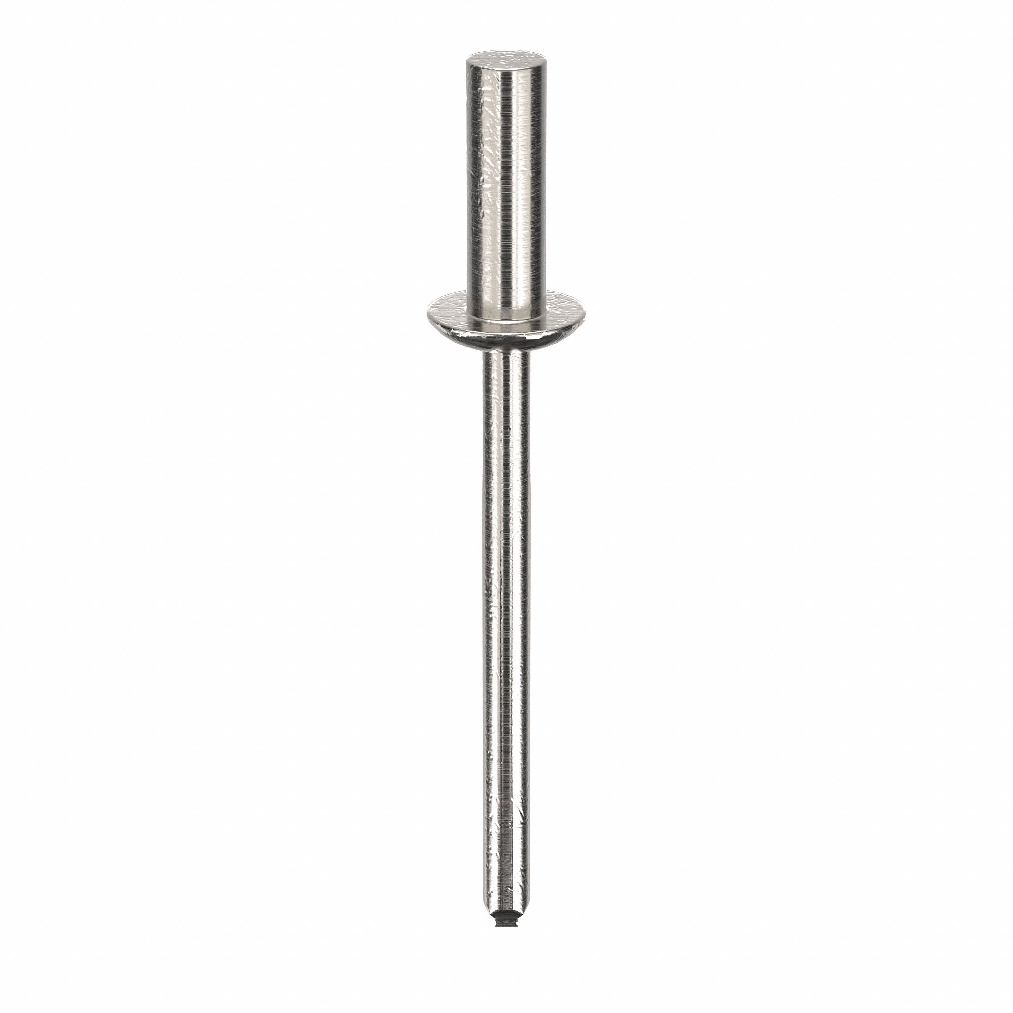 Blind Rivet, 1 22/27" L, 0.156" dia, PK500: Inch, 1 13/16 in Overall Lg, 1/2 in Body Lg, Dome, 500 PK