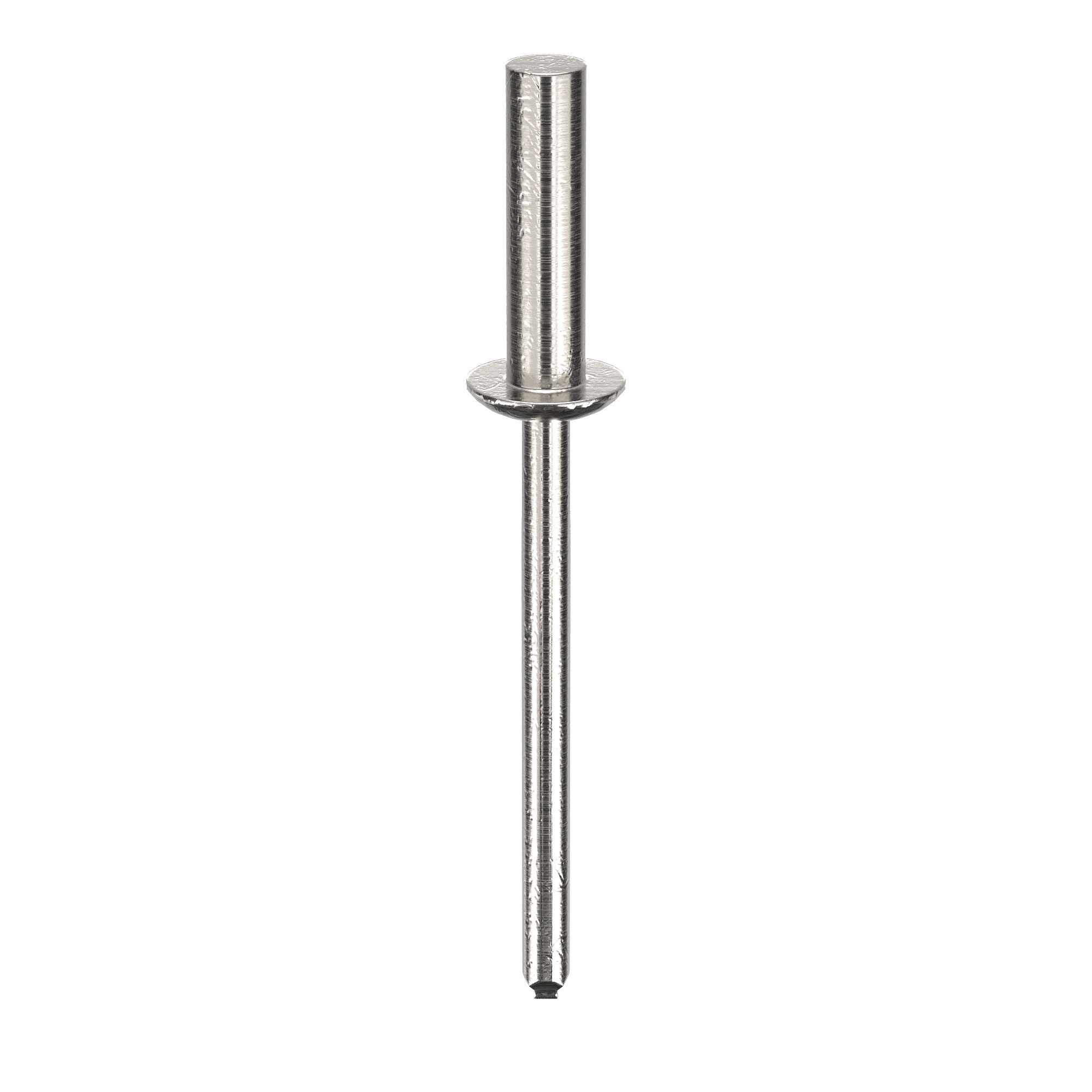 Blind Rivet, 1 47/50" L, 0.156" dia, PK500: Inch, 1 15/16 in Overall Lg, 5/8 in Body Lg, Dome, 500 PK