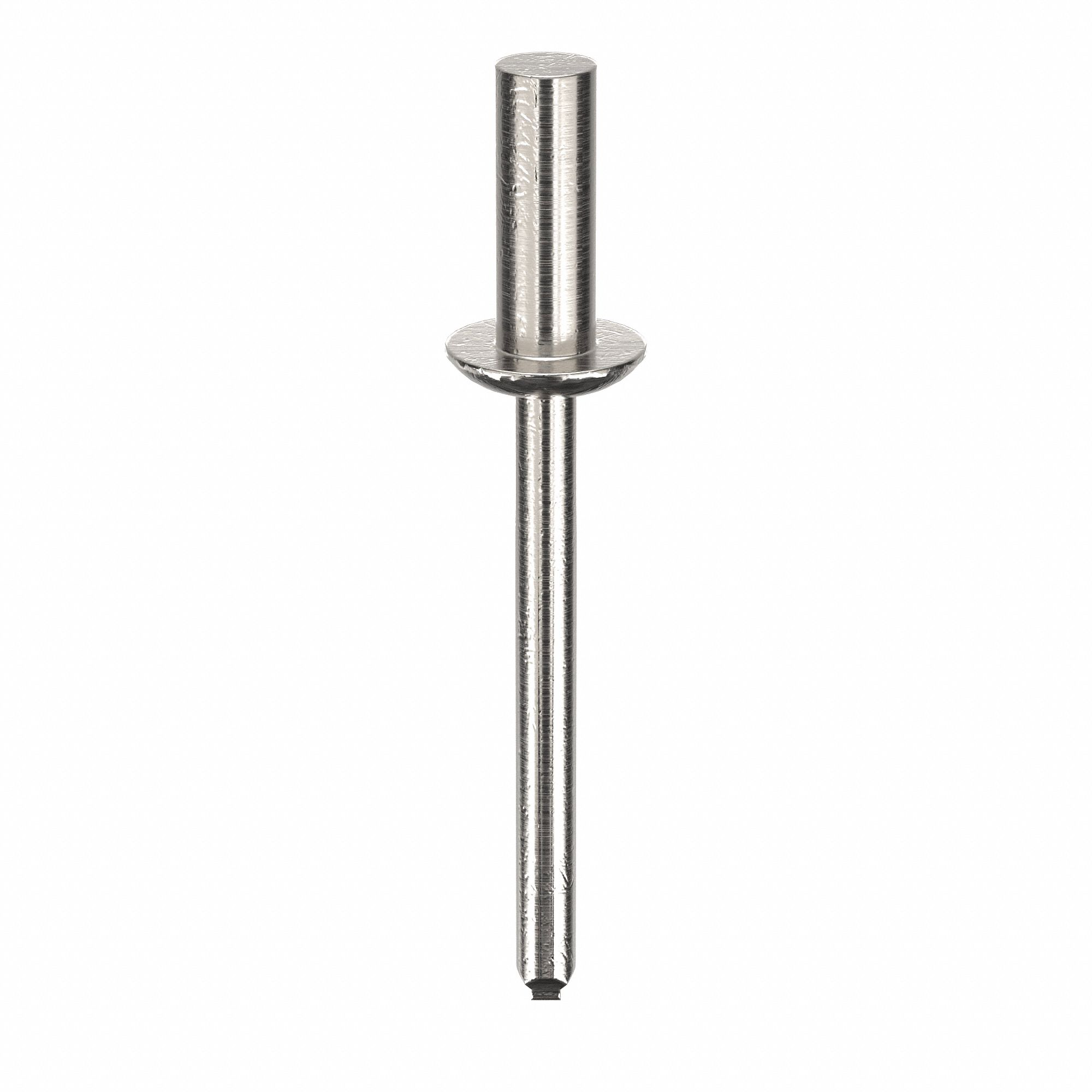 Blind Rivet, 1 31/36" L, 0.188" dia, PK250: Inch, 1 55/64 in Overall Lg, 17/32 in Body Lg, Dome, 250 PK