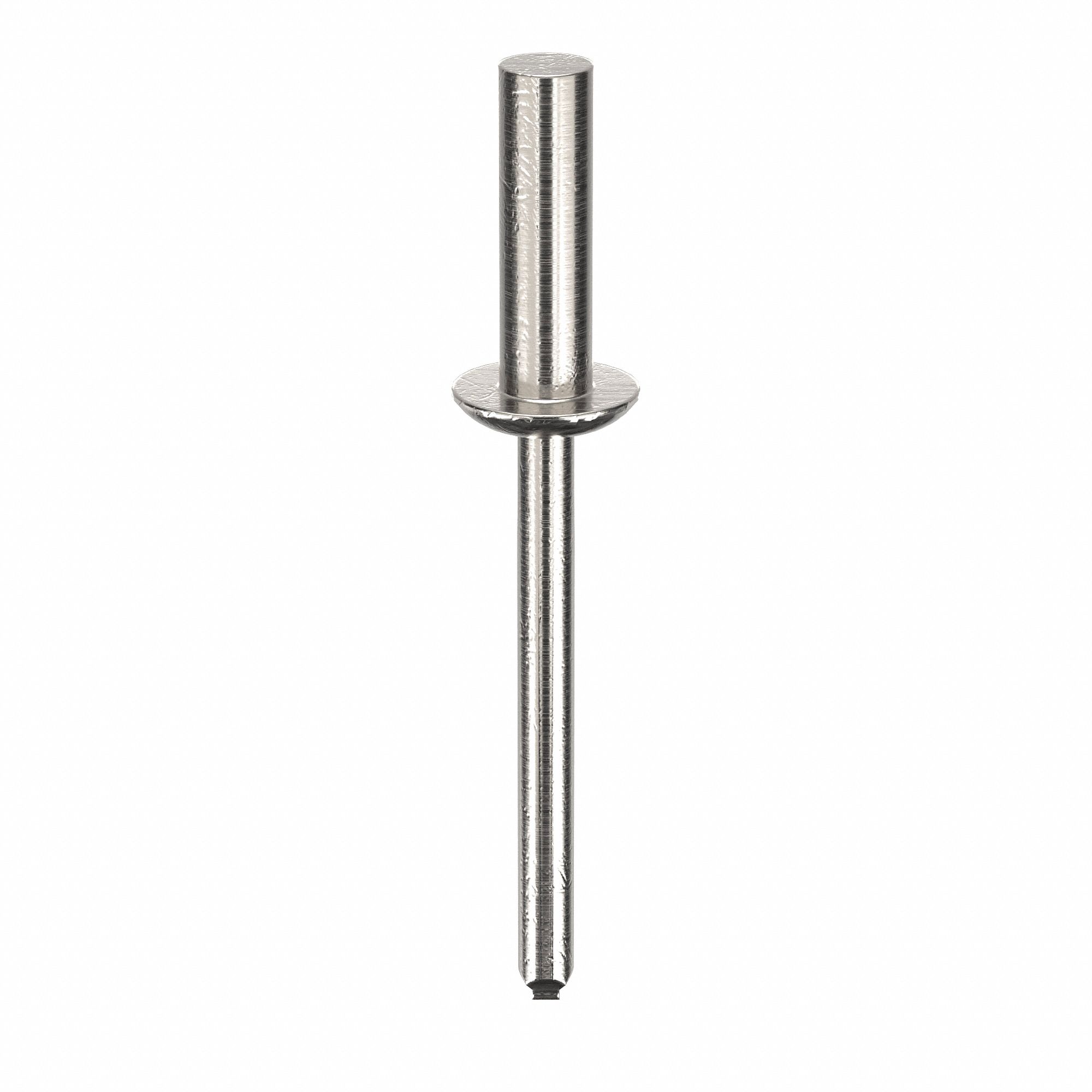 Blind Rivet, 1 70/71" L, 0.188" dia, PK250: Inch, 1 63/64 in Overall Lg, 21/32 in Body Lg, Dome, 250 PK