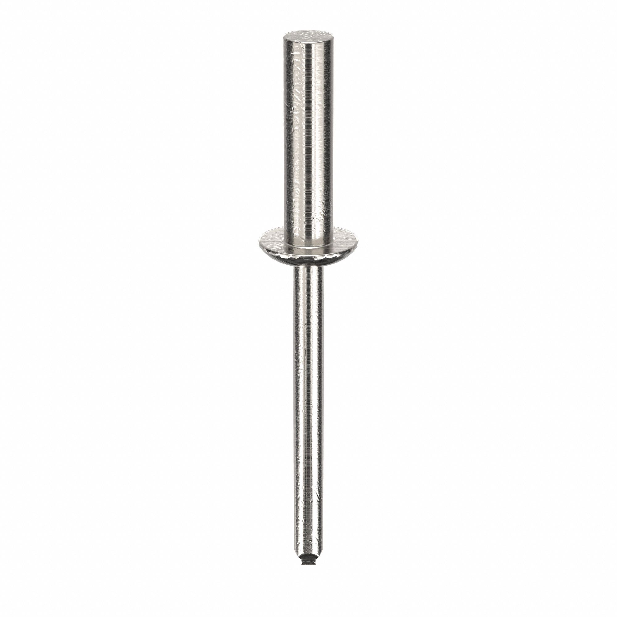 Blind Rivet, 2 1/9" L, 0.188" dia, PK250: Inch, 2 7/64 in Overall Lg, 25/32 in Body Lg, Dome, 250 PK