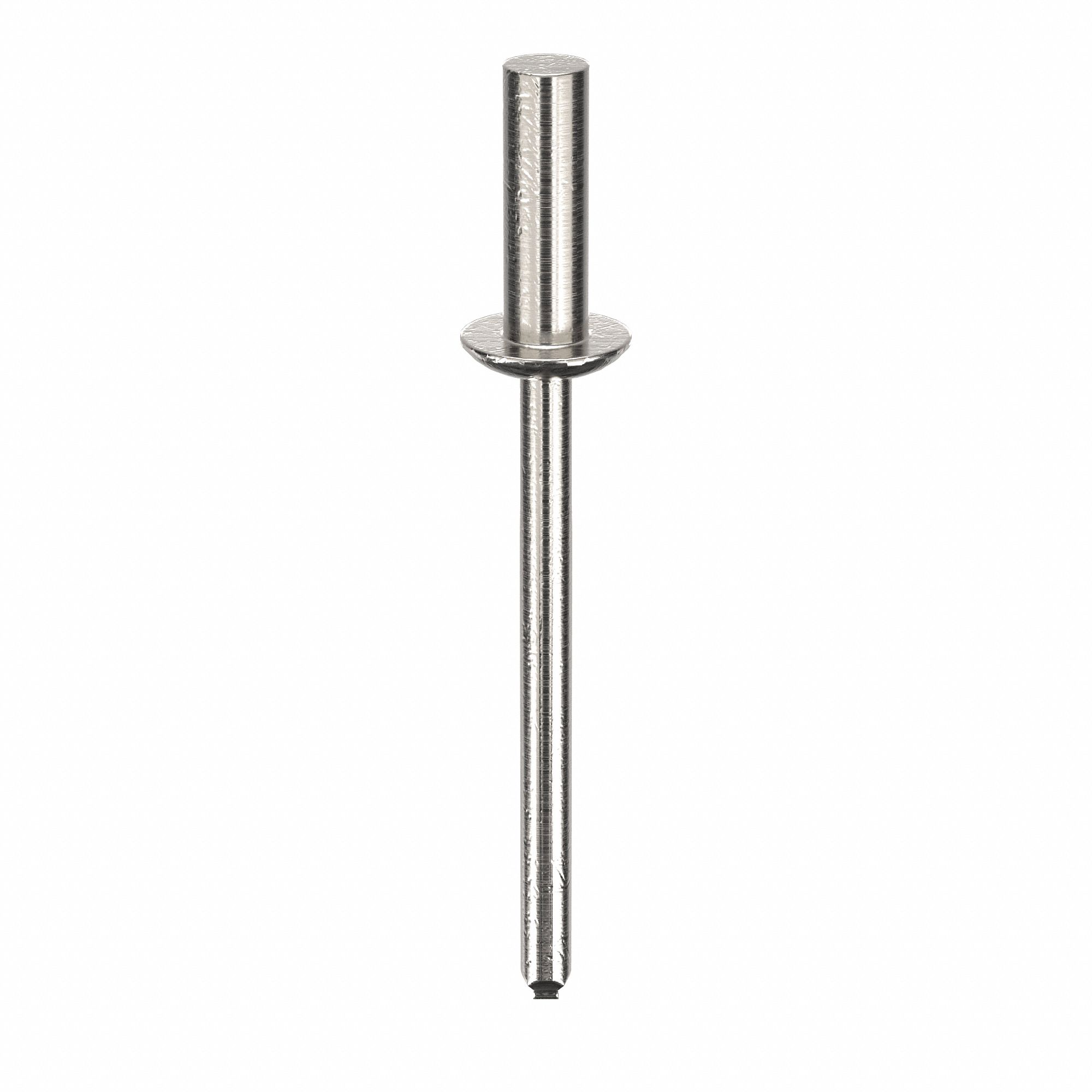 Blind Rivet, 1 22/27" L, 0.156" dia, PK500: Inch, 1 13/16 in Overall Lg, 1/2 in Body Lg, Dome, 500 PK