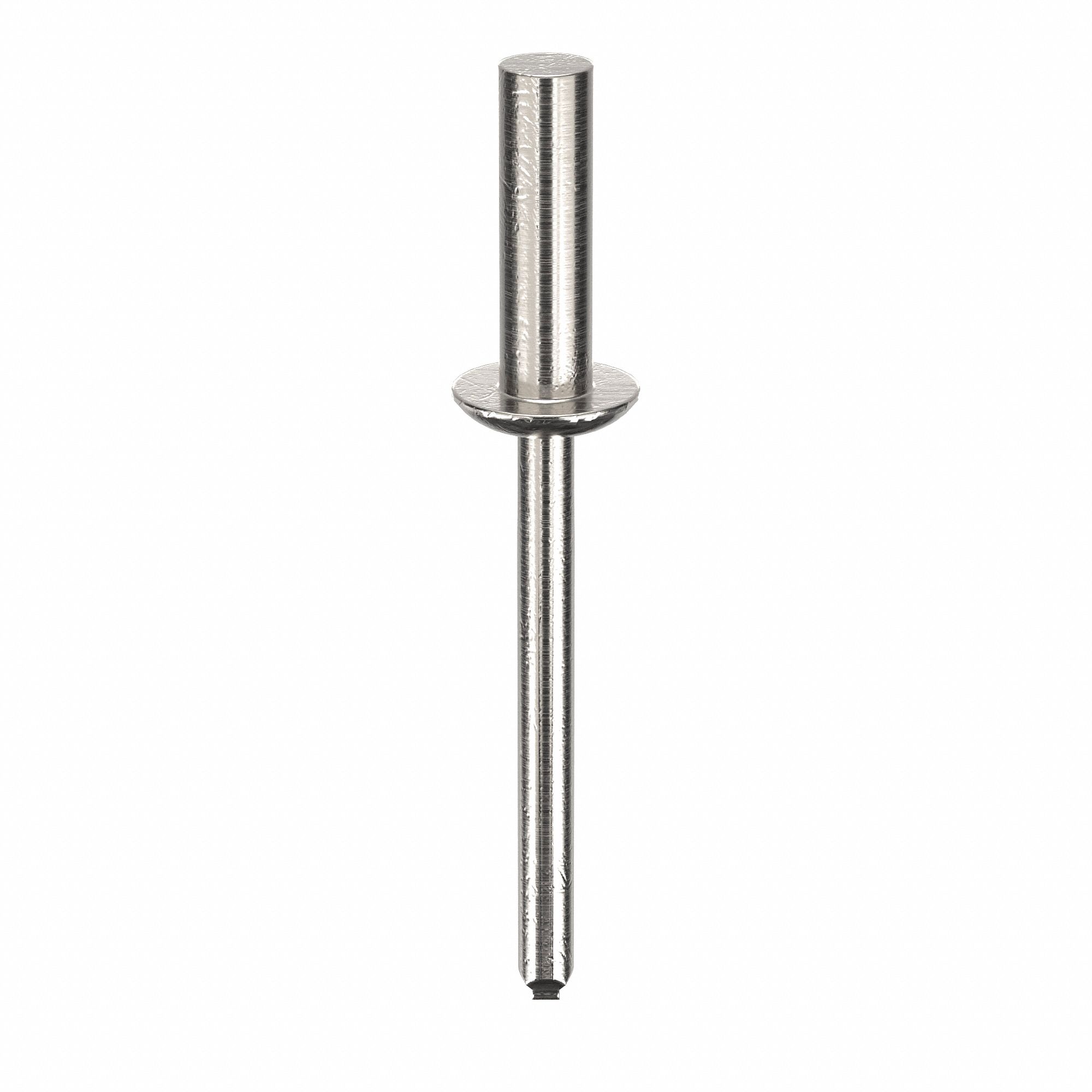 Blind Rivet, 1 70/71" L, 0.188" dia, PK250: Inch, 1 63/64 in Overall Lg, 21/32 in Body Lg, Dome, 250 PK