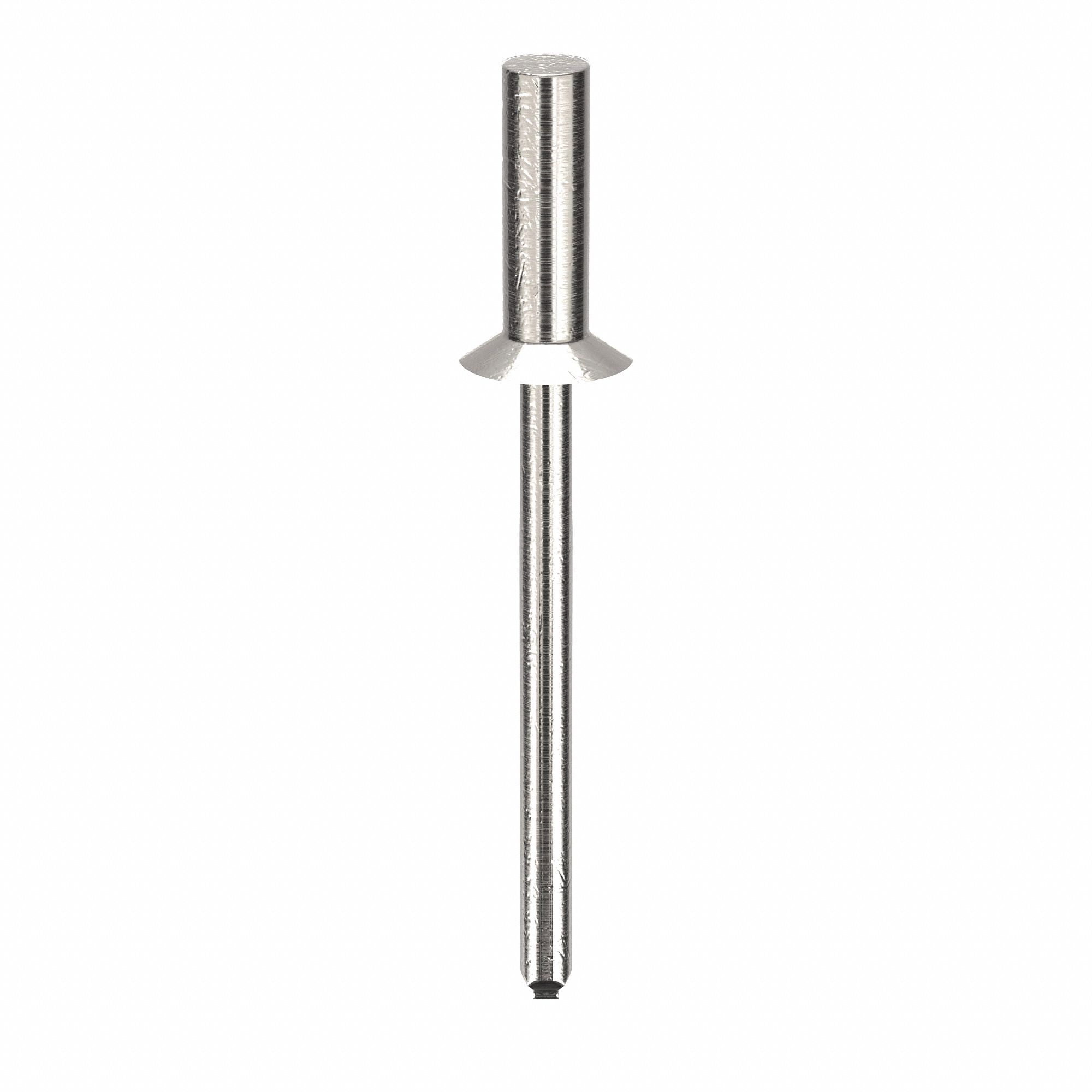 Blind Rivet, 1 26/33" L, 0.156" dia, PK500: Inch, 1 25/32 in Overall Lg, 31/64 in Body Lg, 500 PK