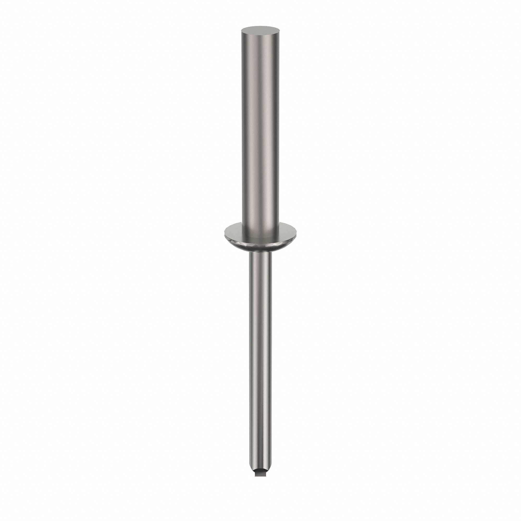 Blind Rivet, 2.356" L, 0.188" dia, PK250: Inch, 2 23/64 in Overall Lg, 1 1/32 in Body Lg, Dome, 250 PK
