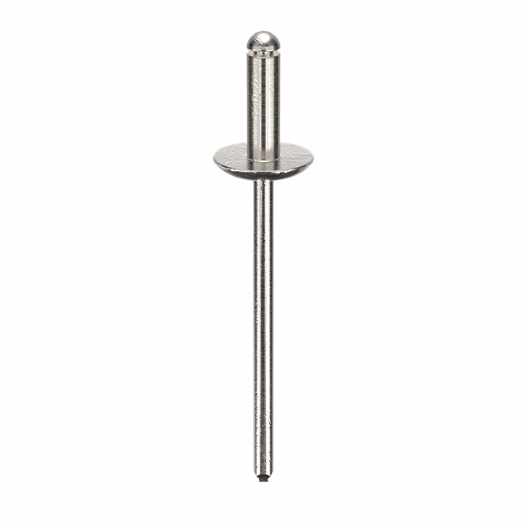 Inch, 1 45/64 in Overall Lg, Blind Rivet,1.705" L,0.125" dia,PK500