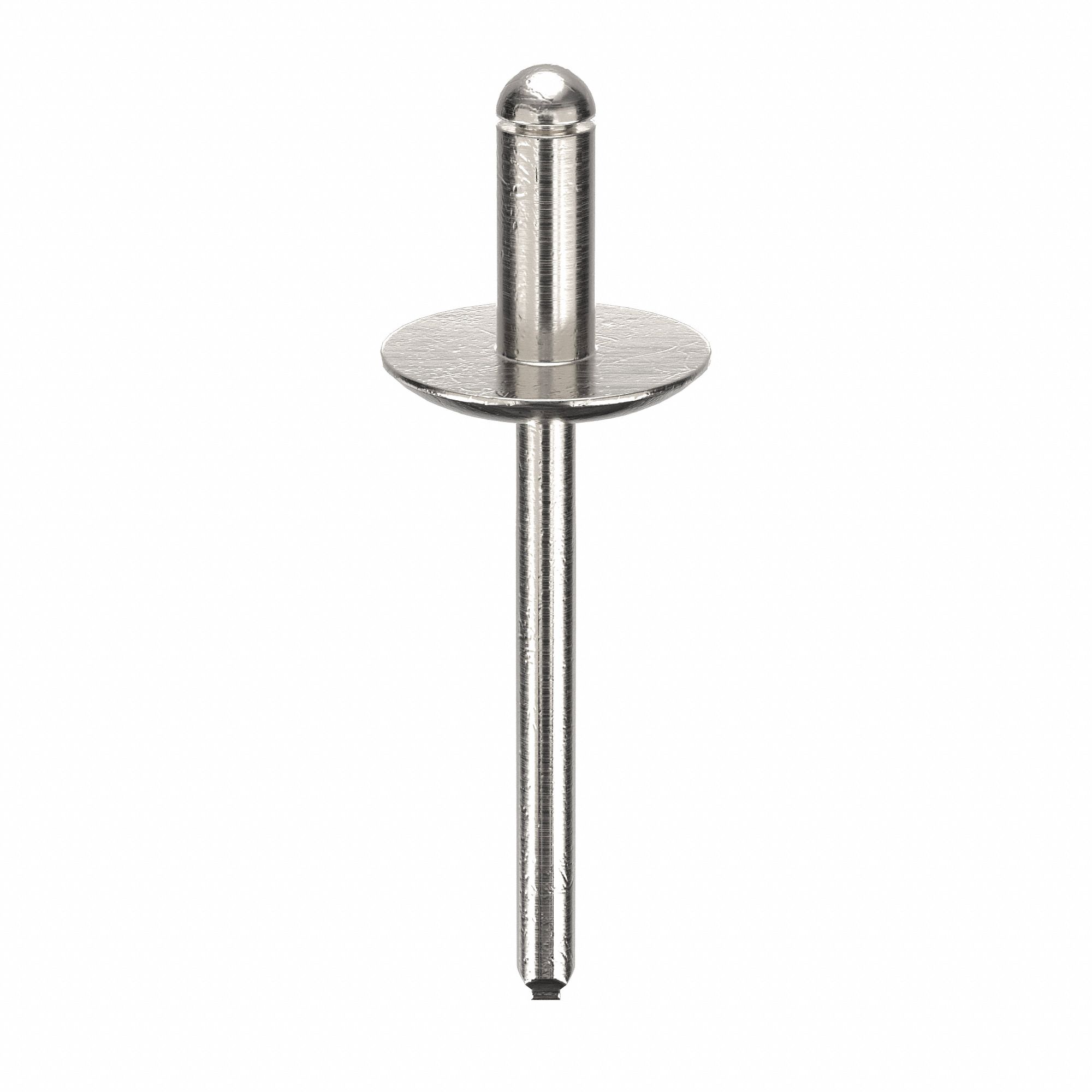 Blind Rivet, 1.779" L, 0.188" dia, PK250: Inch, 1 25/32 in Overall Lg, 7/16 in Body Lg, Flanged, 250 PK