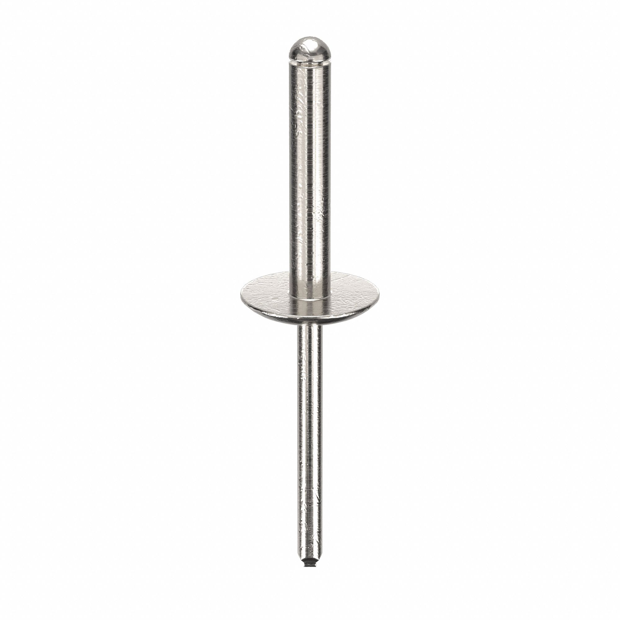 Blind Rivet, 2.405" L, 0.188" dia, PK250: Inch, 2 13/32 in Overall Lg, 1 1/16 in Body Lg, Plain, 250 PK