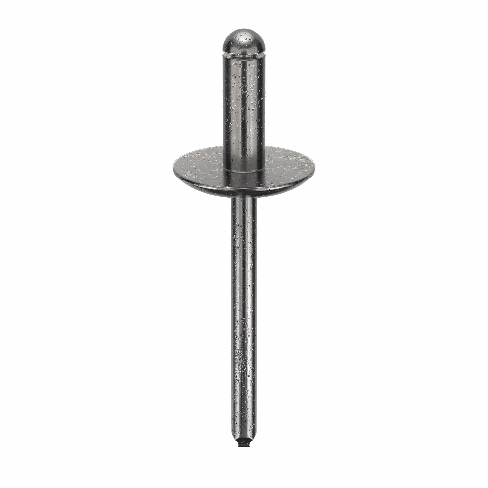 Blind Rivet, 1.842" L, 0.188" dia, PK250: Inch, 1 27/32 in Overall Lg, 1/2 in Body Lg, Flanged, 250 PK