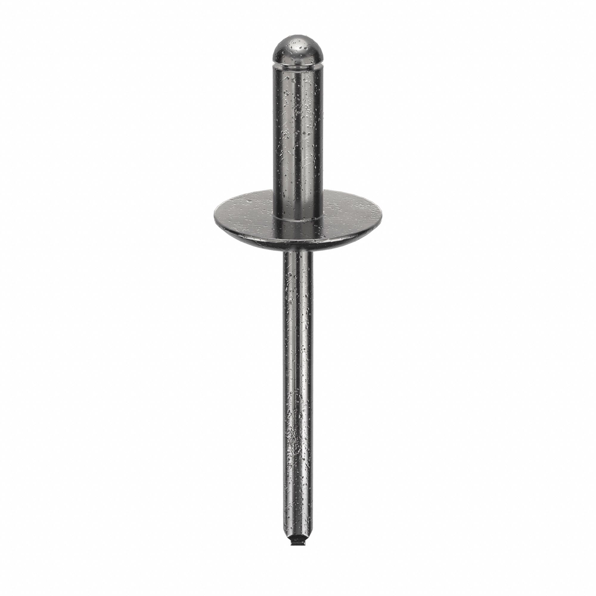 Blind Rivet, 2 in L, 0.188 in dia, PK250: Inch, 2 in Overall Lg, 9/16 in Body Lg, Flanged, 250 PK