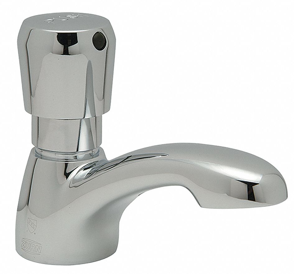 LOW ARC BATHROOM FAUCET: ZURN, AQUASPEC, CHROME FINISH, 1 GPM FLOW RATE, 3¾ IN SPOUT REACH