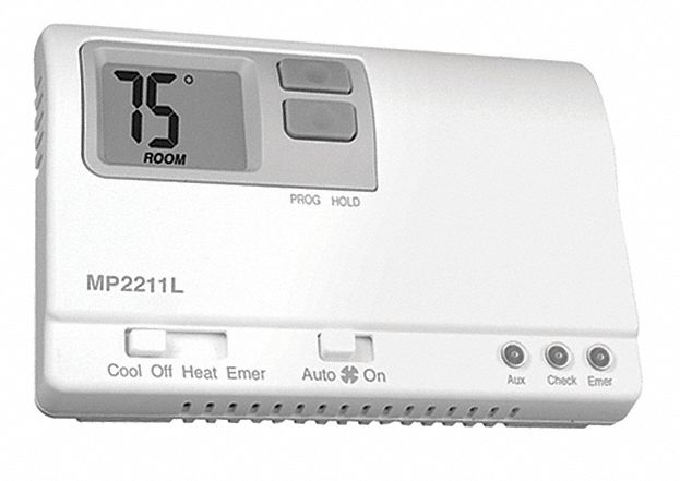 Thermostat, Non Programmable, Stage Heat 3