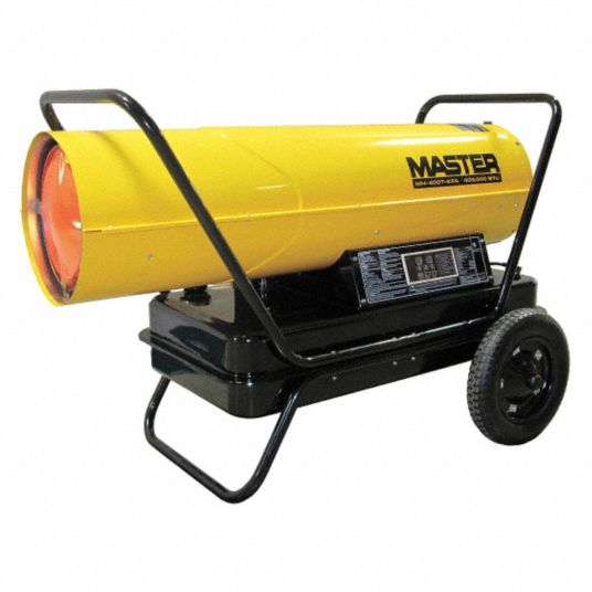 MASTER, Wheeled Mounted, 8,500 sq ft Heating Area, Portable Oil and
