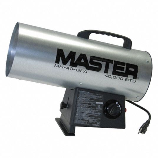 MASTER Portable Gas Torpedo Heater, Propane, 42,000 BtuH, Heating Area