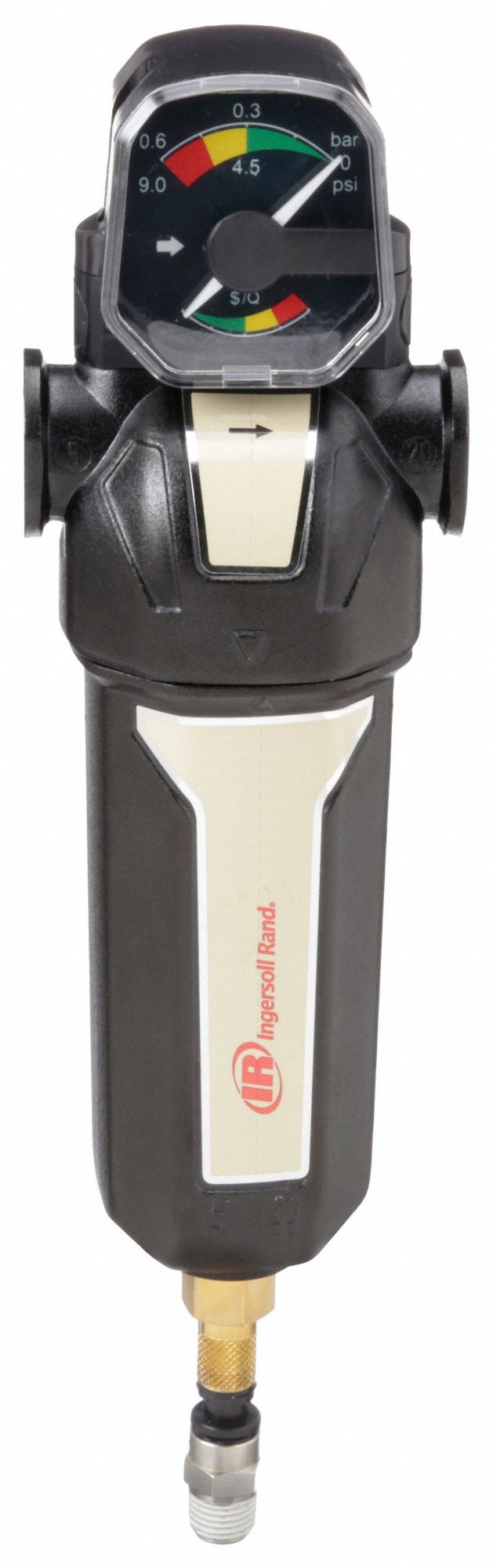 General Purpose Filter: 1 micron, 1/2 in NPT, 22 cfm, 250 psi Max Op Pressure