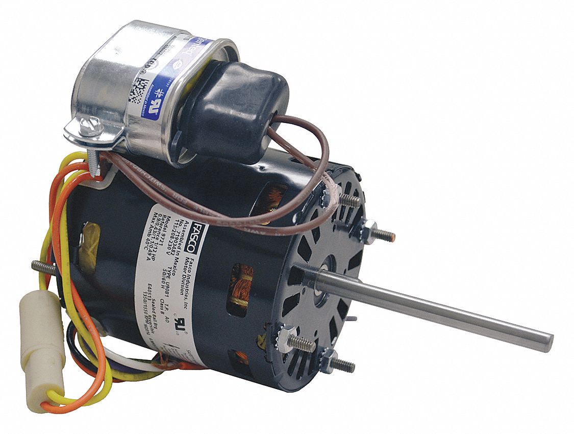 1/12 HP, HVAC Motor, Permanent Split Capacitor, 1350/1550