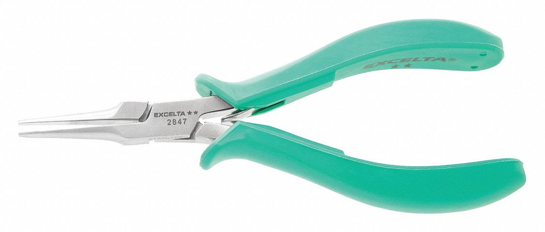 NEEDLE NOSE PLIER,5-1/2IN L,SMOOTH