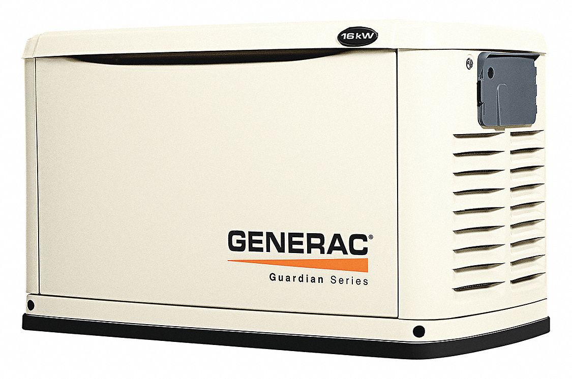 GENERAC Liquid Propane/Natural Gas Automatic Standby Generator, 240VAC ...