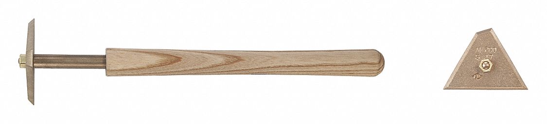 Scraper, Bevel, Nickel Aluminum Bronze, 4"W