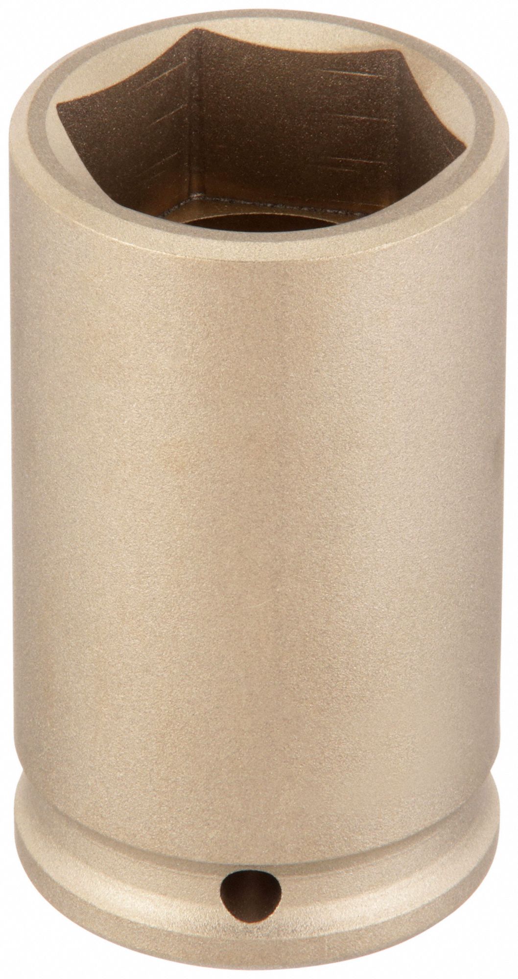 Impact Socket: 3/4 in Drive Size, 1 1/16 in Socket Size, 6-Point, Deep, Unfinished