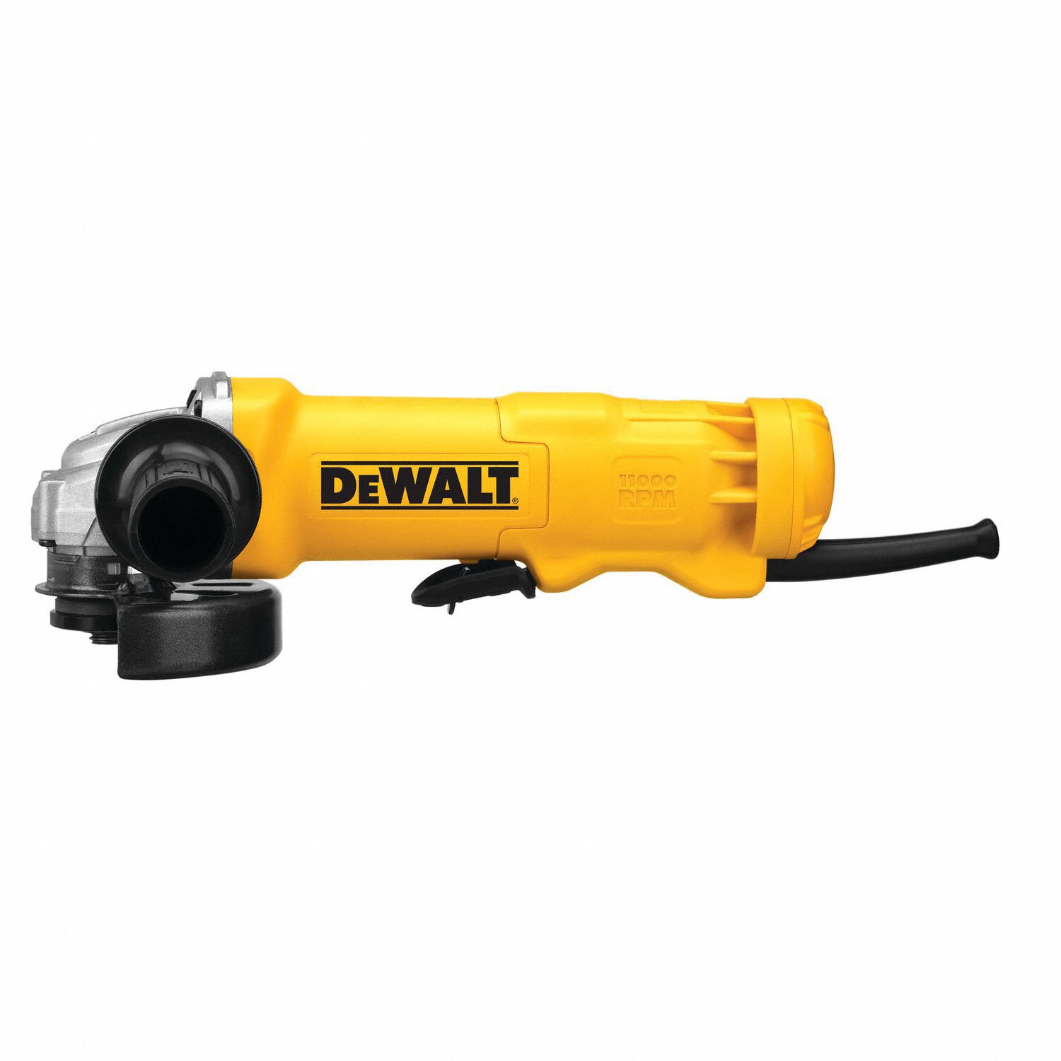 Dewalt Angle Grinder: 11 A, 11,000 Rpm Max. Speed, Paddle, Adj Guard 