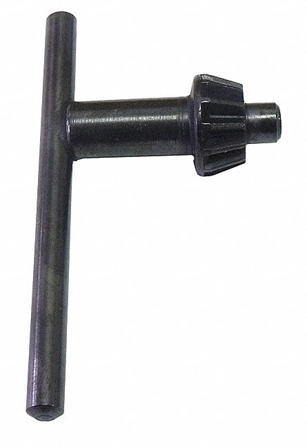Drill Chuck Key: T Handle, KK, 9/32 in Pilot