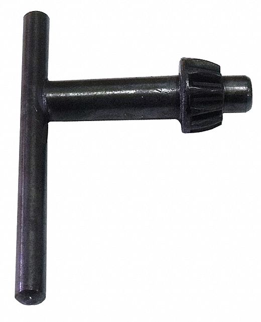 DRILL CHUCK KEY, 1/4 IN PILOT SIZE, 3/8 IN