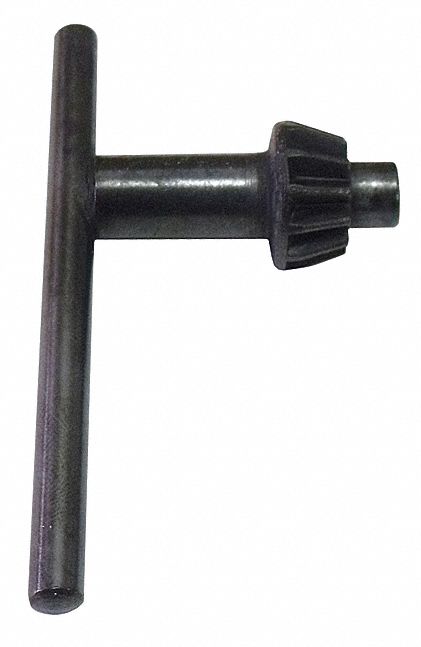 DRILL CHUCK KEY, T-TYPE, 5/16 IN PILOT SIZE, 1/2 IN