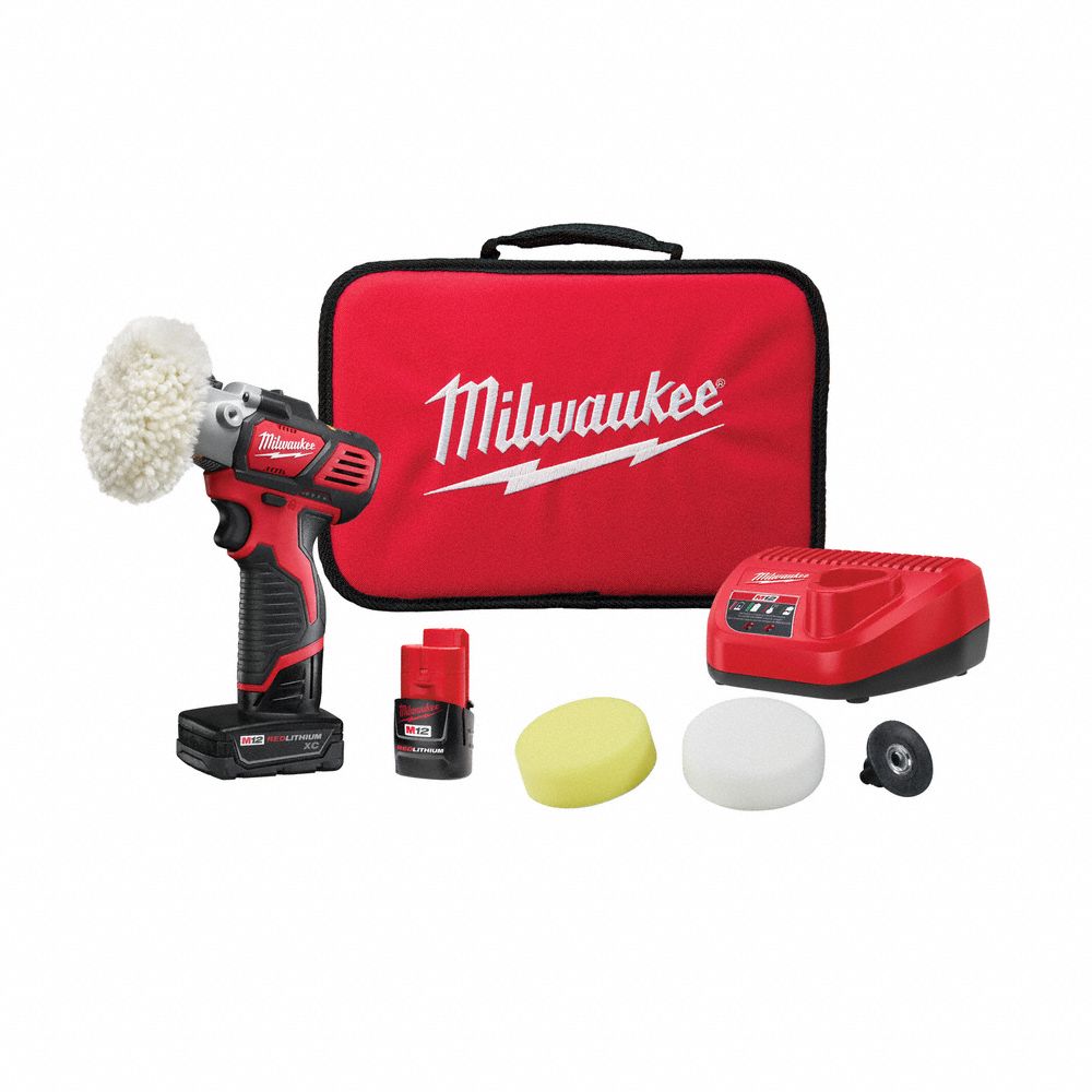 POLISHER/SANDER KIT, CORDLESS, REDLITHIUM BATTERY, VARIABLE-SPEED TRIGGER, 2800/8300 RPM