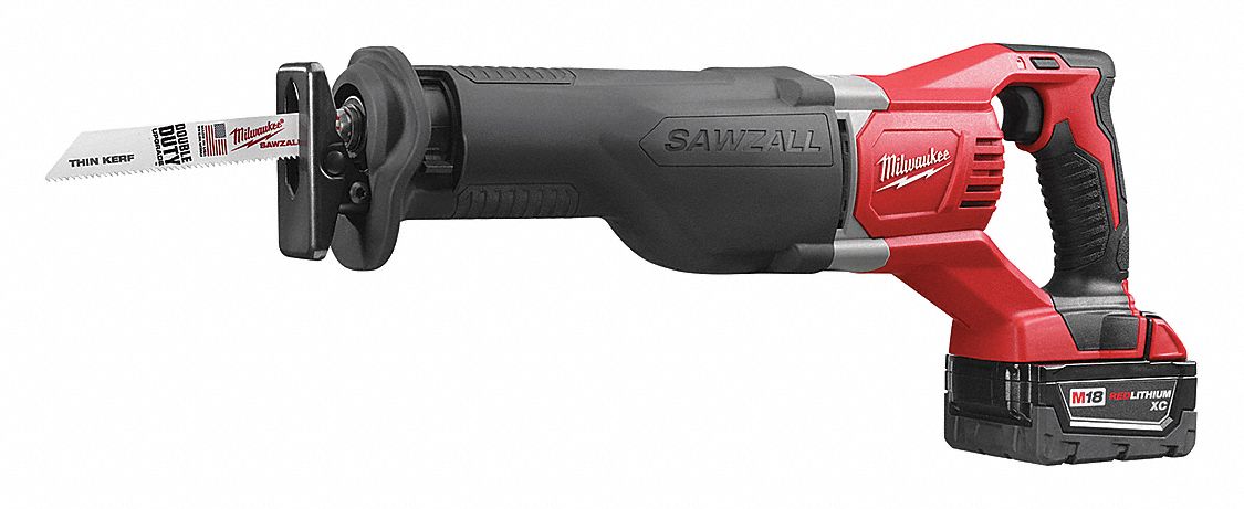 Milwaukee Sierra sable inalámbrica SAWZALL de iones de litio de 18 V con  batería y cargador de 5.0 Ah