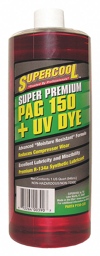 A/C COMP LUBE,UV DYE,32OZ.