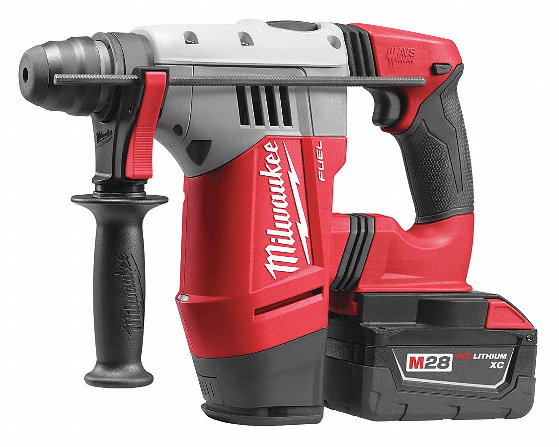 MILWAUKEE Cordless Rotary Hammer Kit 32NT41075722 Grainger