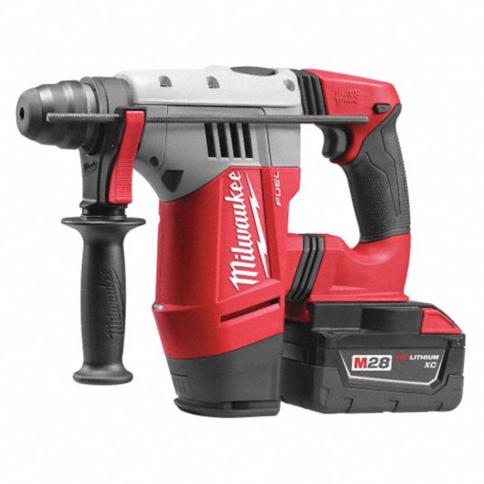MILWAUKEE Cordless Rotary Hammer Kit, 28.0 V Voltage, 0 to 5000 Blows