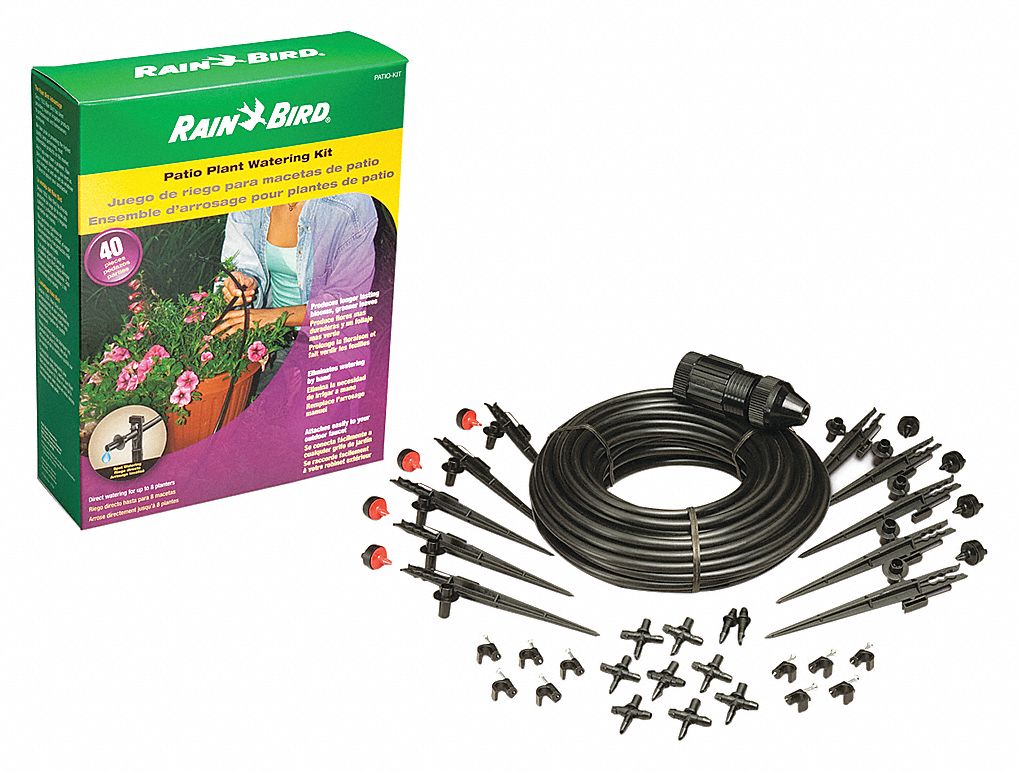 Rain Bird Patio Watering Kit Drip Irrigation System Accessories