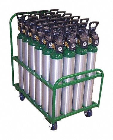 Cylinder Cart,2,400 lbs.,34