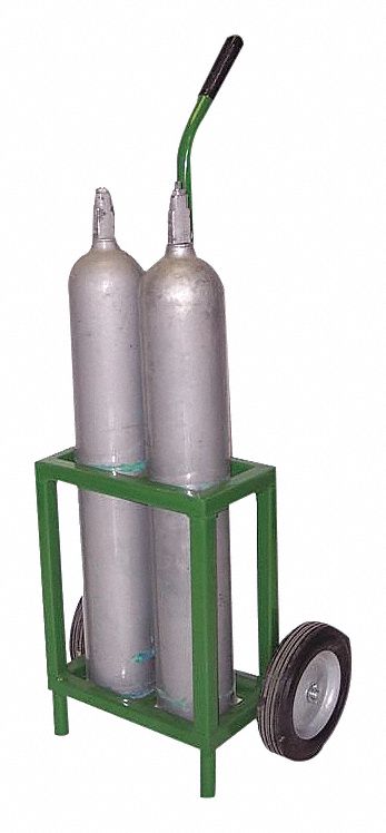 Cylinder Cart,250 lb,15-1/2"x11-1/2"x35"