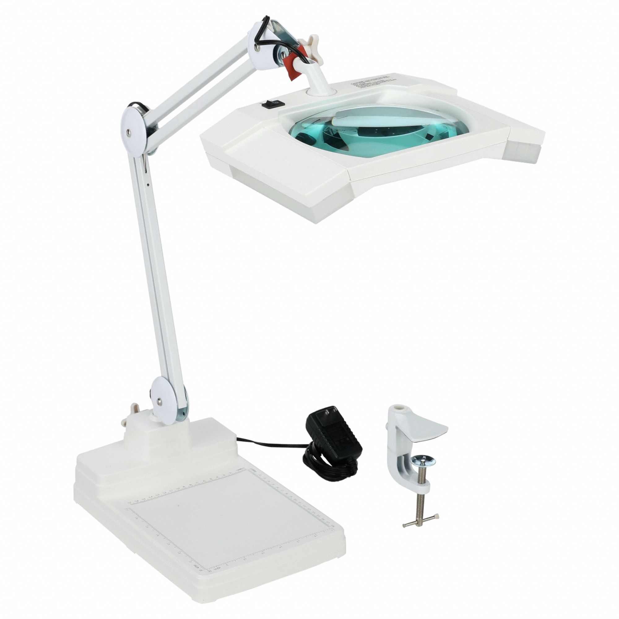 LUMAPRO, LED, 2.25x, Rectangular Magnifier Light 32PE4932PE49 Grainger