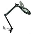 ROUND MAGNIFIER LIGHT, LED, 2.25X, 5 DIOPTER, 678 LUMENS, 16 IN ARM REACH, BLACK